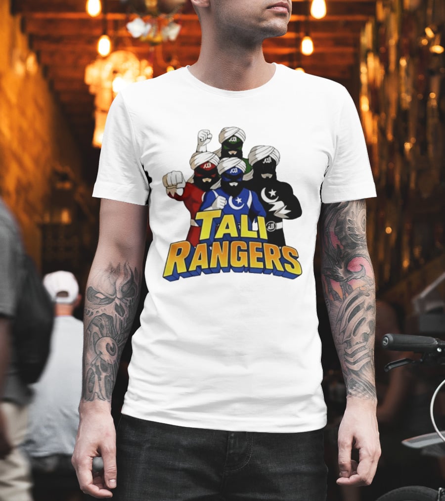 Tali Rangers Turban Wearing Superhero Group T-Shirt