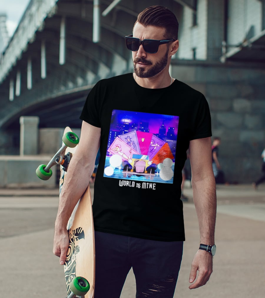 Lupin The Third Cast Classic Car Cityscape World Is Mine T-Shirt
