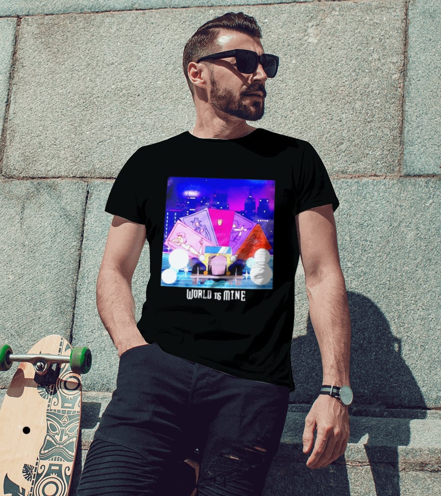 Lupin The Third Cast Classic Car Cityscape World Is Mine T-Shirt
