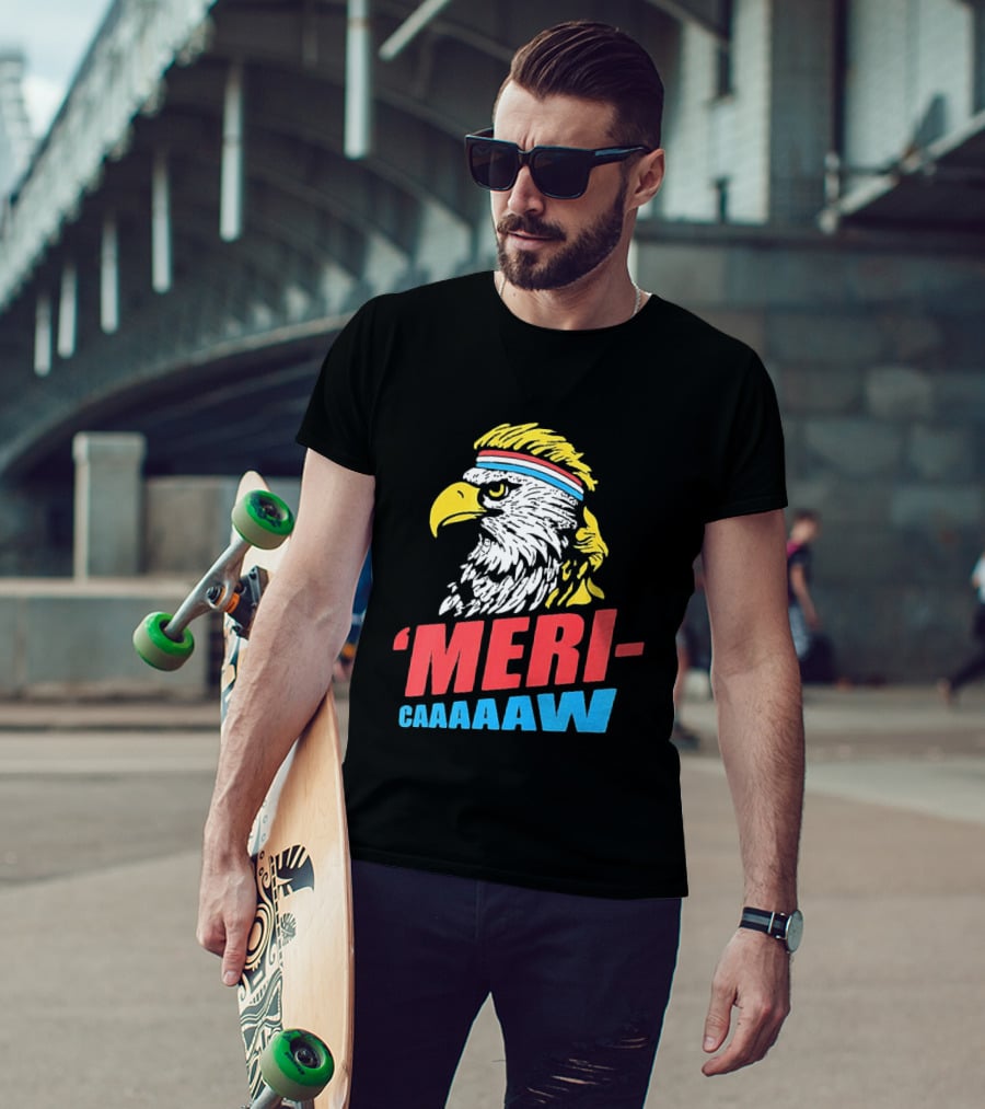 American Eagle Mericaaaaw Independence 4th Of July 2026 T-Shirt