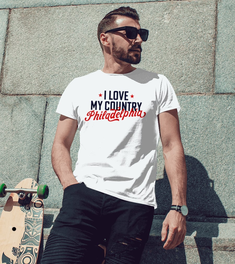 I Love My Country Philadelphia Stars T-Shirt