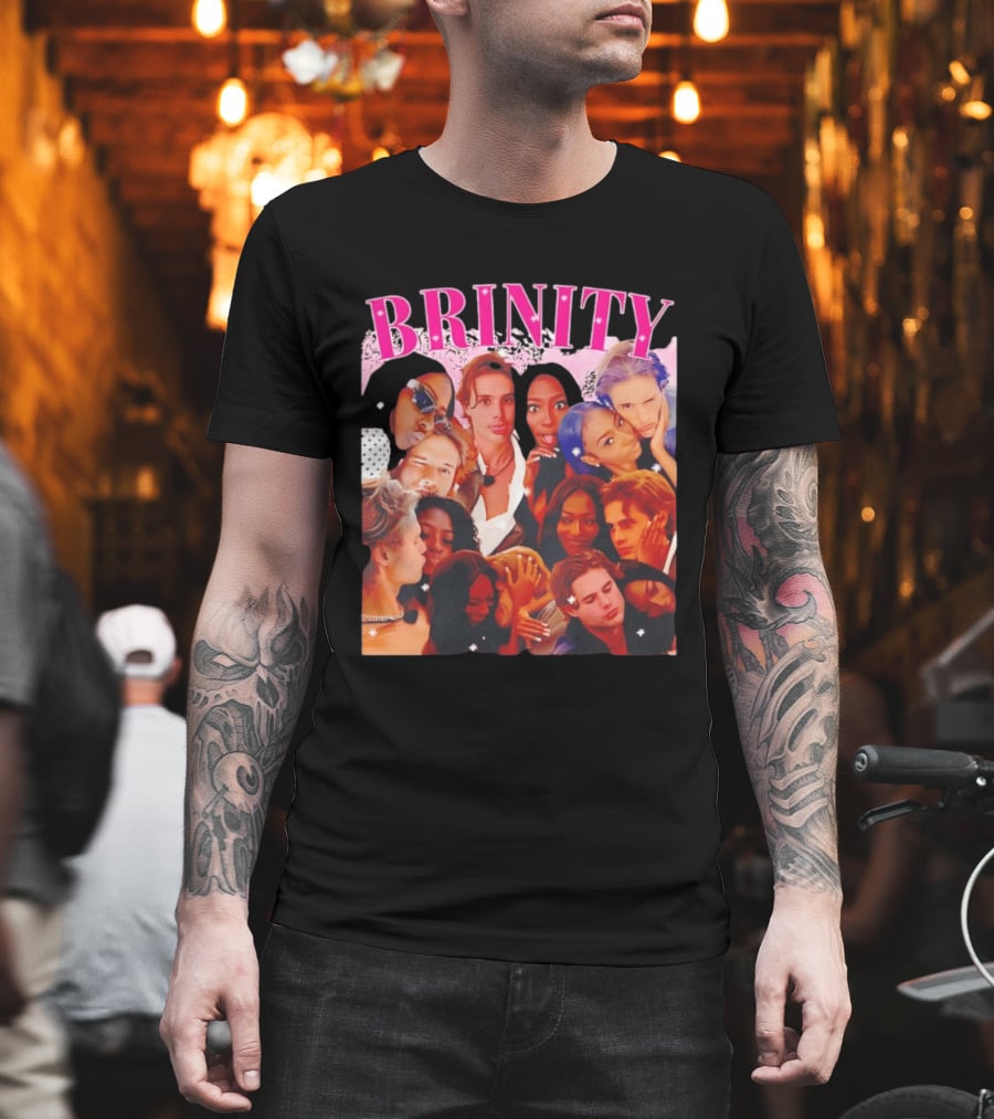 BRINITY Collage Of Couples Moments Embracing Love And Connection T-Shirt