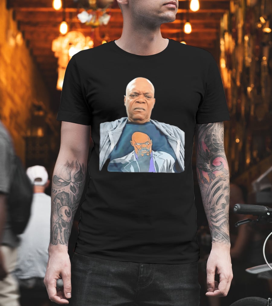 Samuel L Jackson Nick Fury Marvel Cinematic Universe Marvel Studios T-Shirt