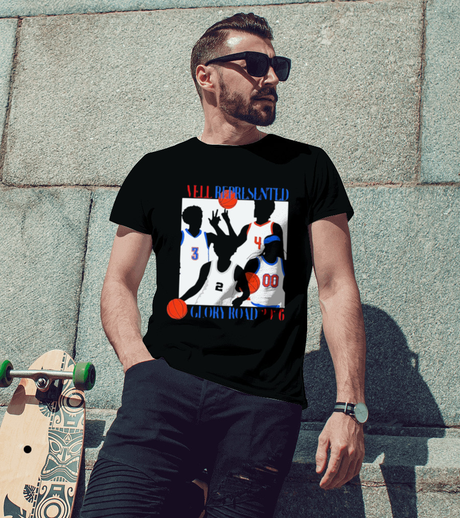 Well Represented Glory Road Basketball Team 2026 Number 3 4 2 00 T-Shirt