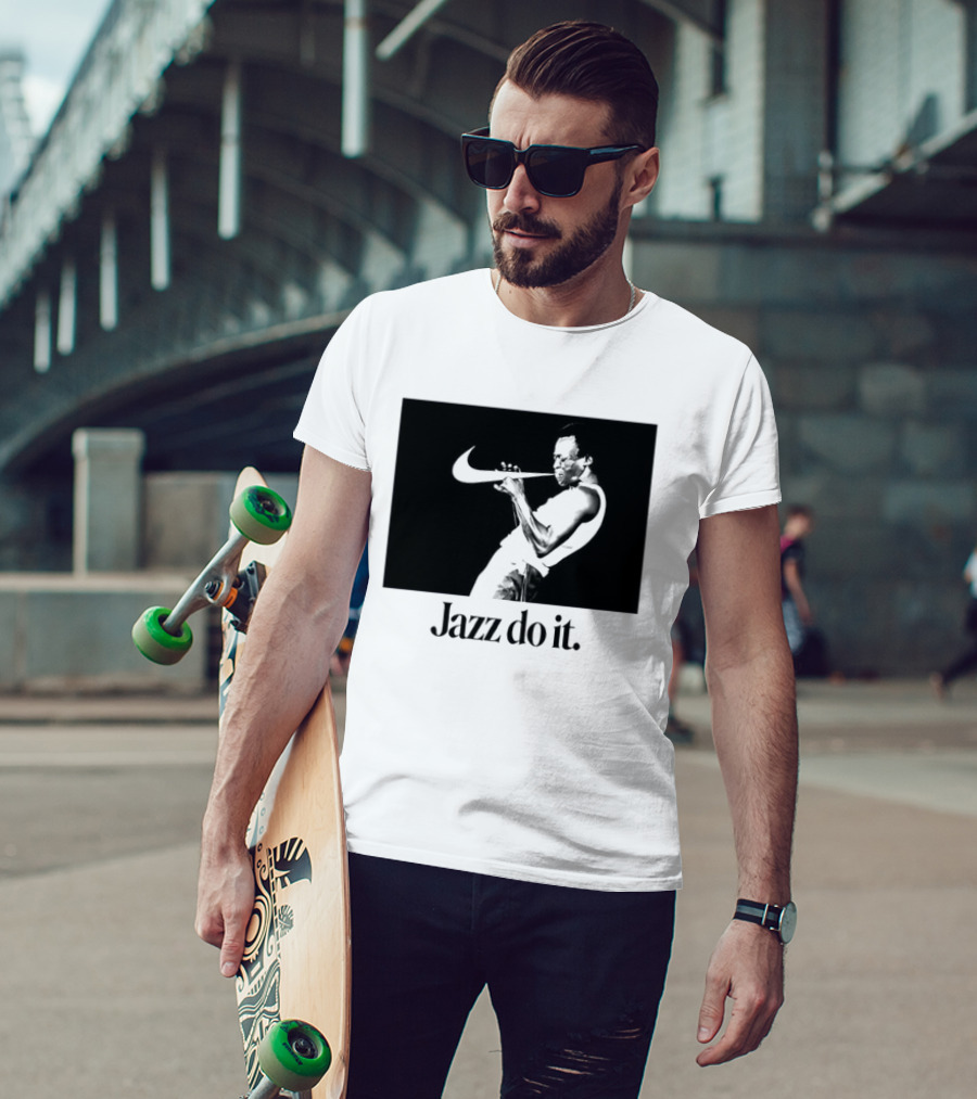 Miles Davis Jazz Do It Iconic Trumpet Player T-Shirt
