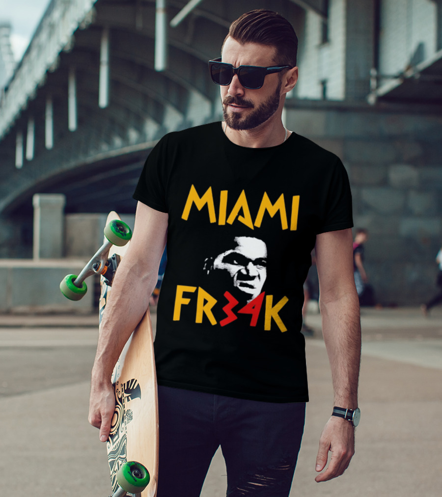 Giannis Antetokounmpo Miami Freak 34 Greek Freak Basketball T-Shirt