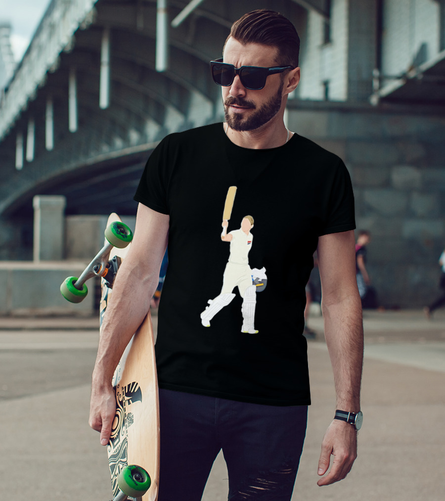 Steve Smith Celebrating Australian Cricket Icon Batter T-Shirt