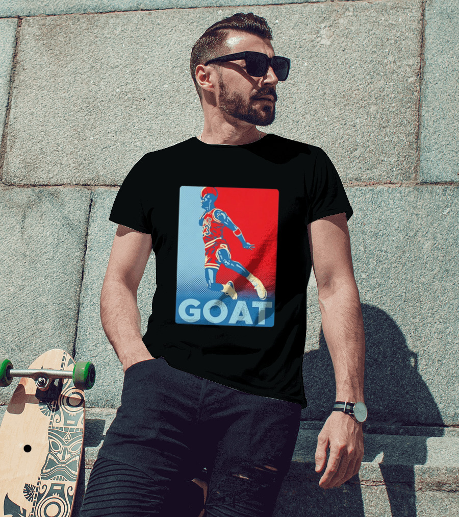 Michael Jordan GOAT Slam Dunk Chicago Bulls 23 T-Shirt