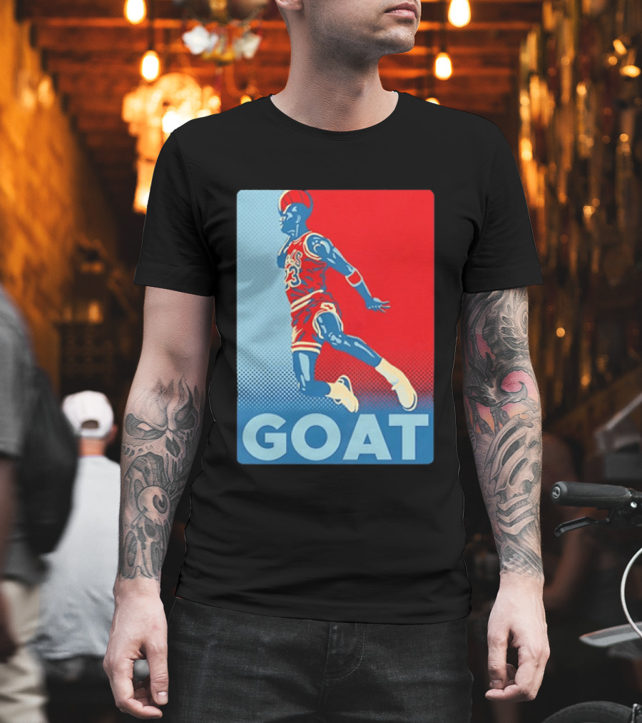 Michael Jordan GOAT Slam Dunk Chicago Bulls 23 T-Shirt