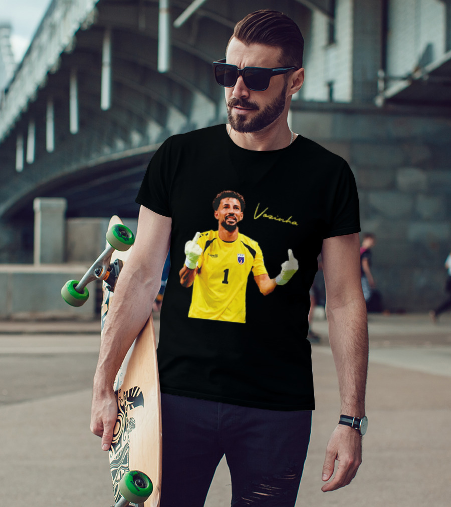 Vozinha Cape Verde National Team Number 1 Player Gesture T-Shirt