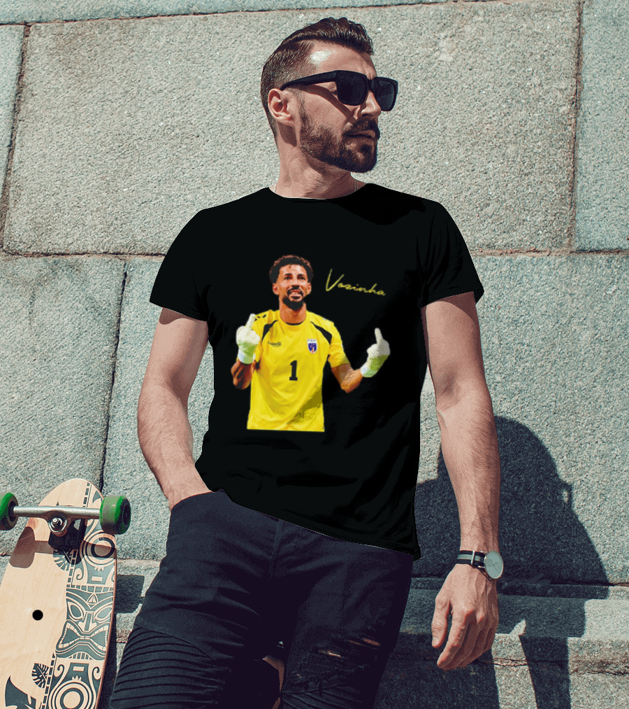 Vozinha Cape Verde National Team Number 1 Player Gesture T-Shirt