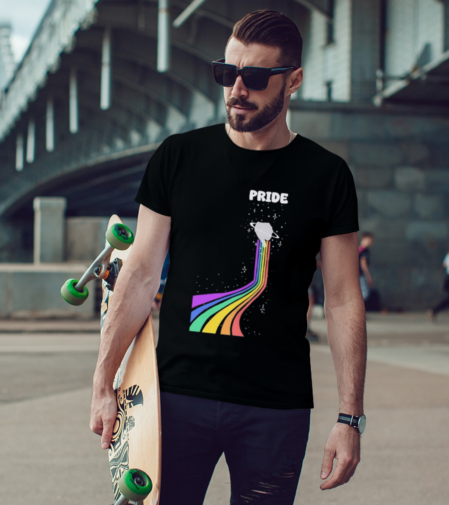 Pride Rainbow Space Hand Magic T-Shirt