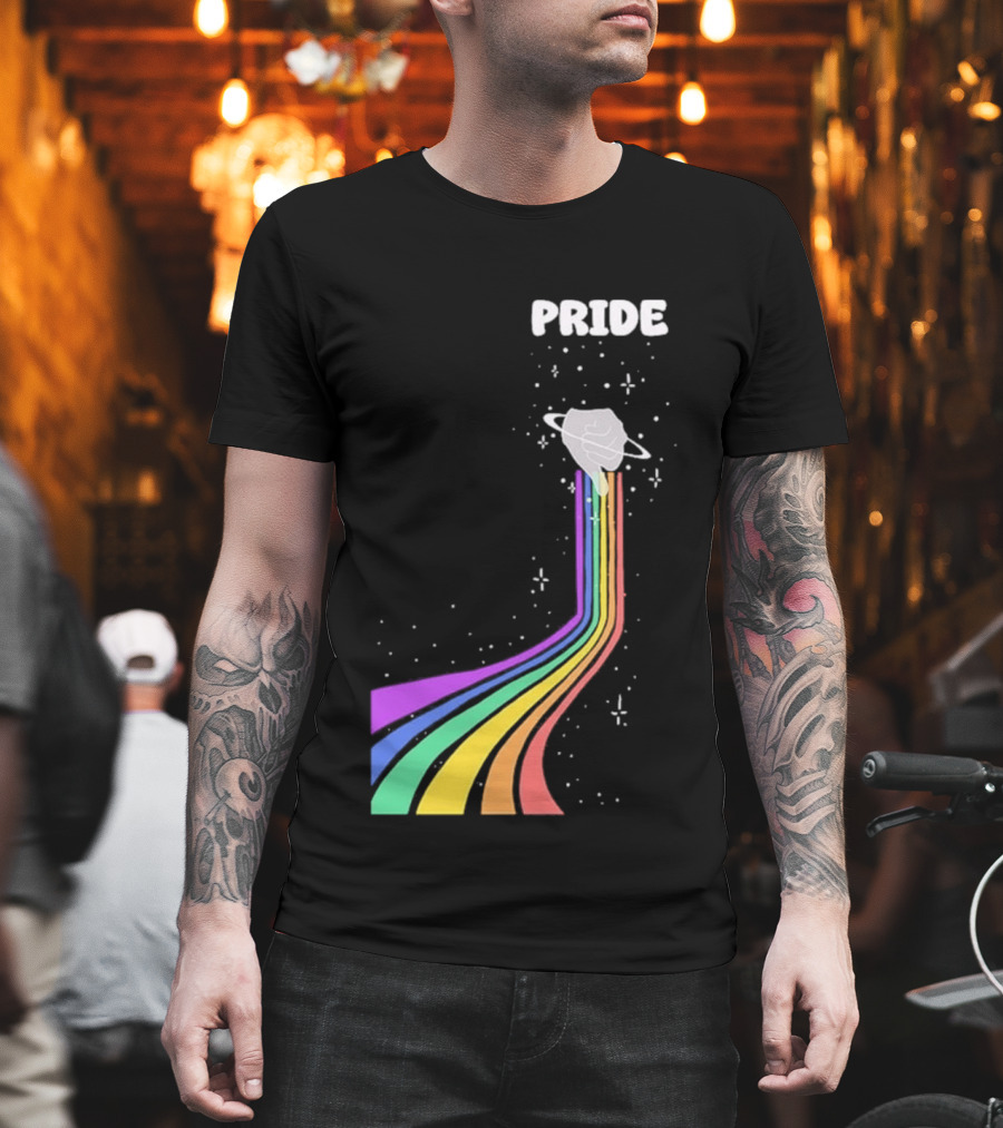 Pride Rainbow Space Hand Magic T-Shirt