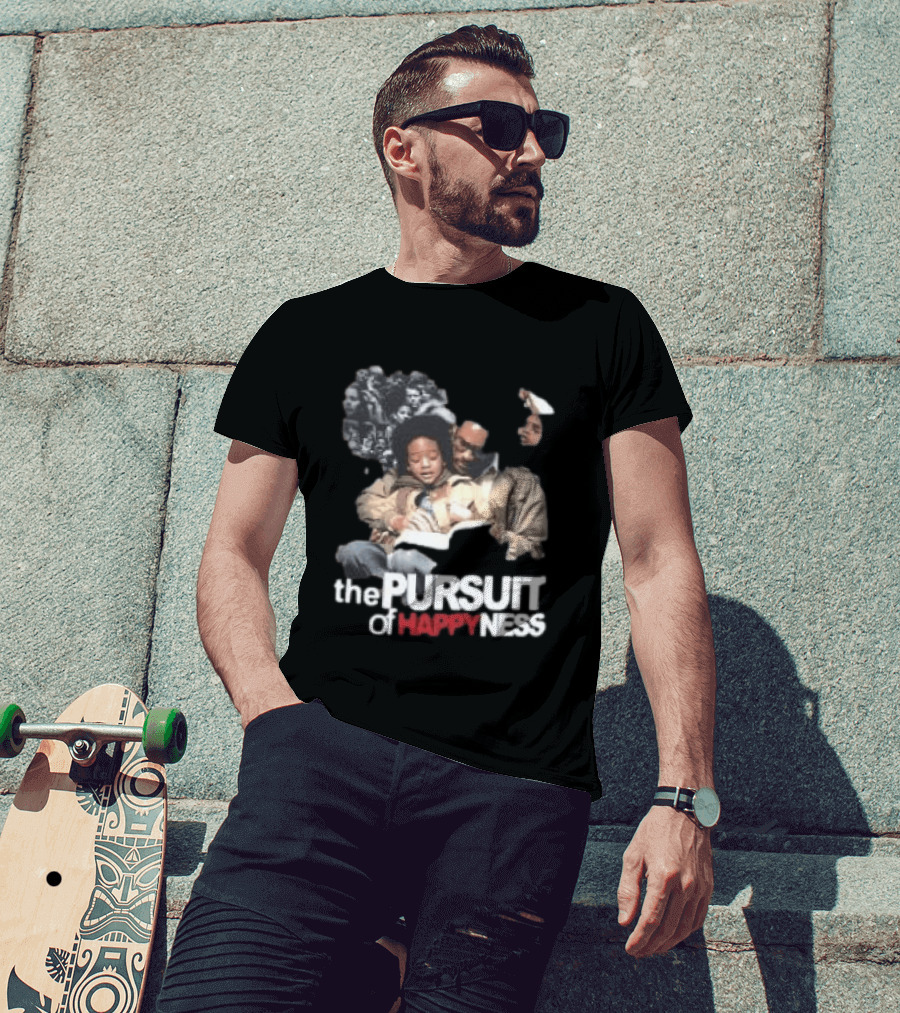 The Pursuit Of Happyness Will Smith Jaden Smith Movie Scene T-Shirt