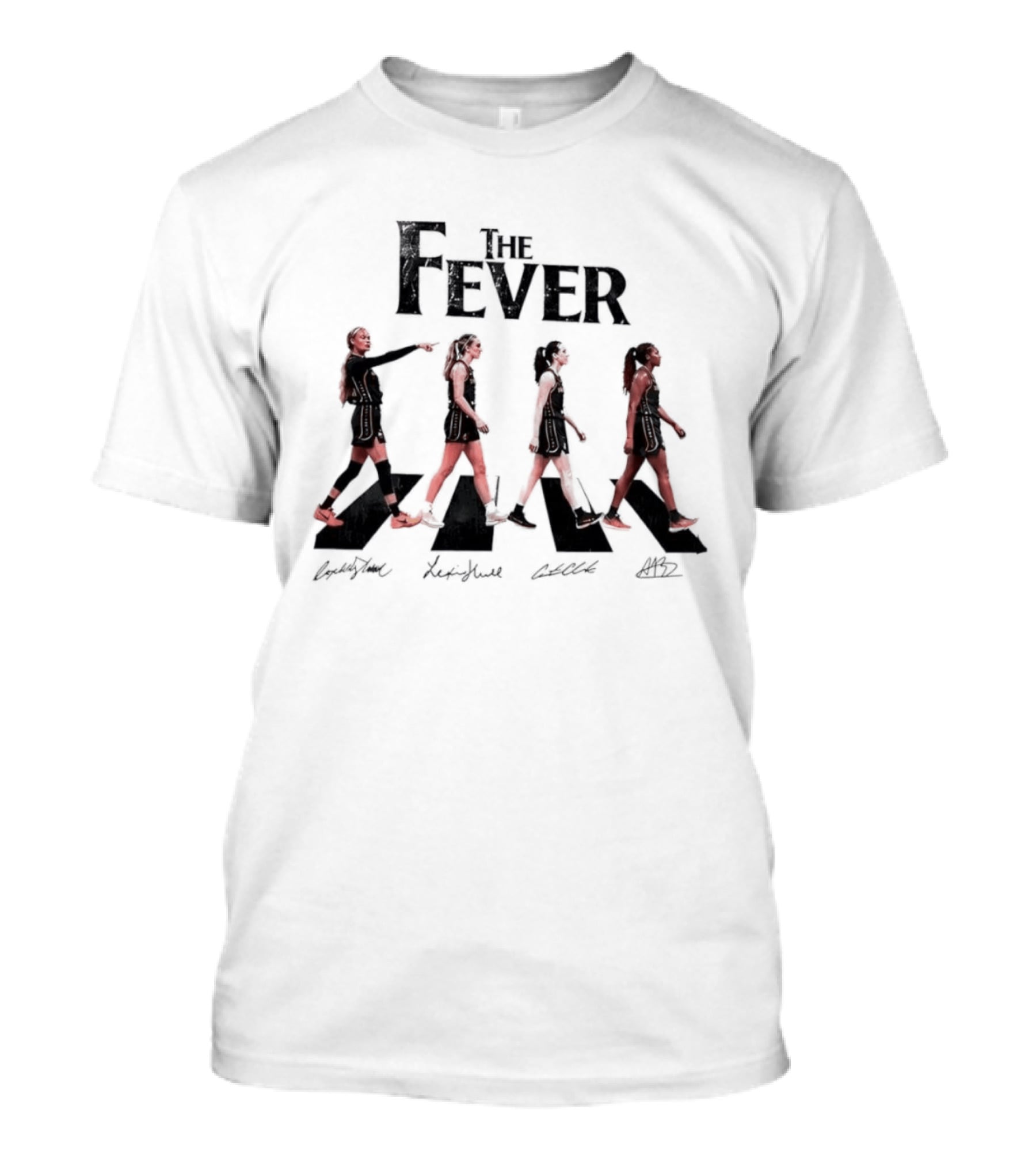 The Fever Walk Lexie Hull Caitlin Clark Aaliyah Boston Abby Meyers T-Shirt