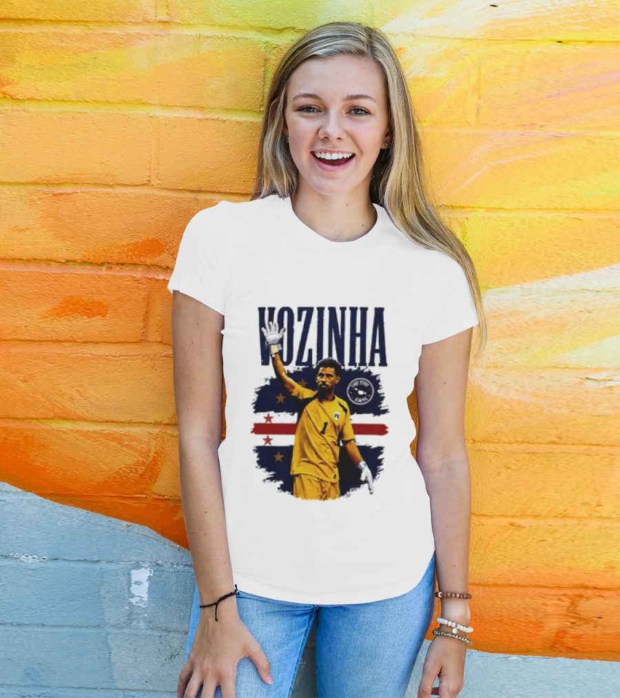 Vozinha Cabo Verde Goalkeeper Cape Verde National Team Soccer T-Shirt
