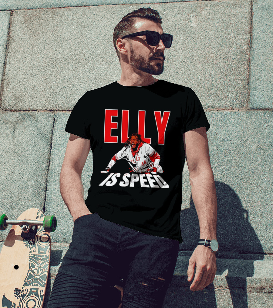 Elly De La Cruz Cincinnati Reds Elly 44 Is Speed T-Shirt