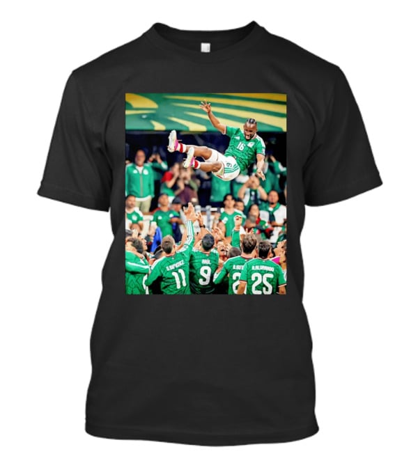 Mexican Football Celebration Julián Quiñones S. Giménez Raúl A. Alvarado Team Spirit T-Shirt