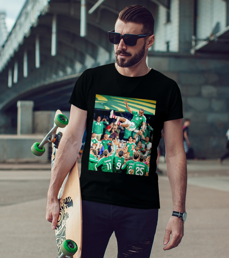 Mexican Football Celebration Julián Quiñones S. Giménez Raúl A. Alvarado Team Spirit T-Shirt