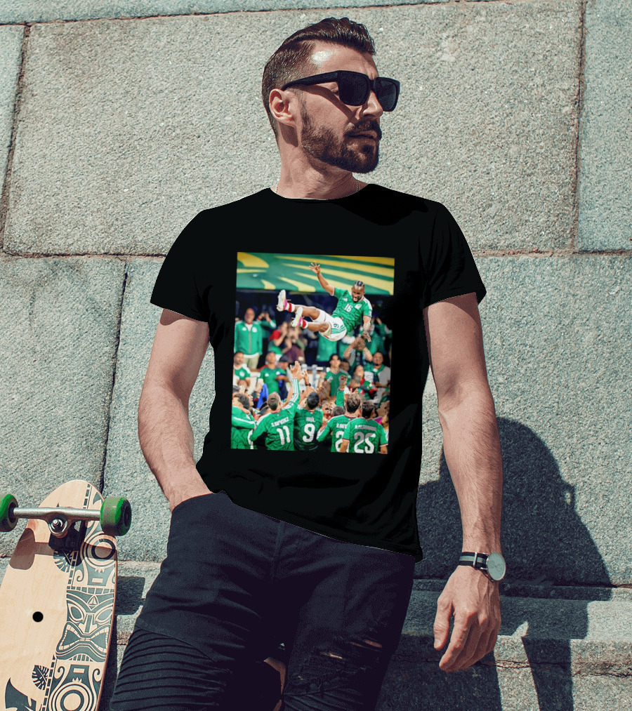 Mexican Football Celebration Julián Quiñones S. Giménez Raúl A. Alvarado Team Spirit T-Shirt