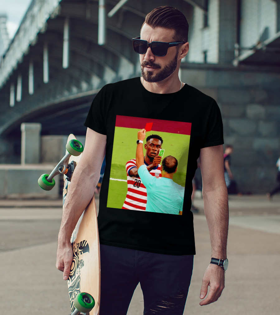 Folarin Balogun USMNT Number 20 Reverse Card Meme Soccer T-Shirt