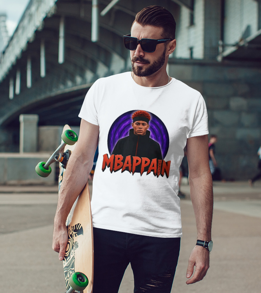 Mbappain Naruto Anime Crossover Meme T-Shirt