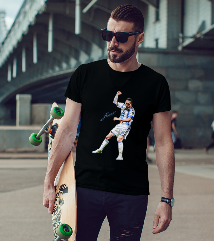 Messi The Comeback Argentina Football Unites The World Soccer Legend Victory Celebration T-Shirt