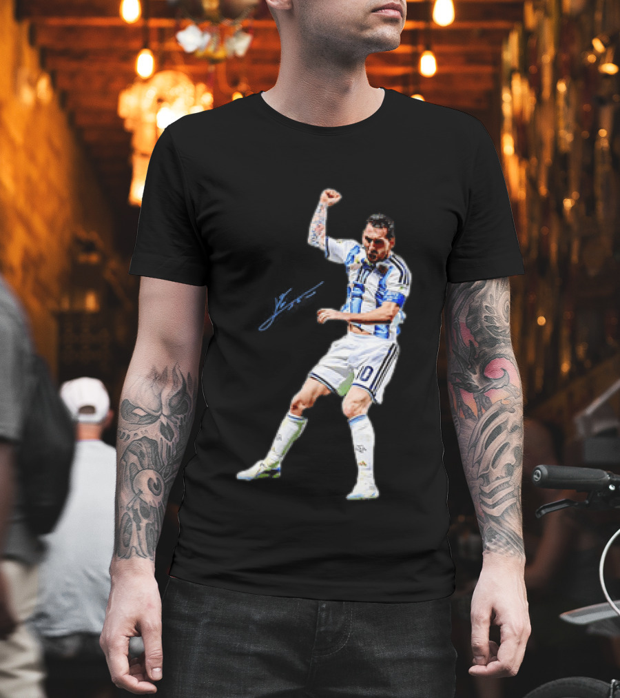 Messi The Comeback Argentina Football Unites The World Soccer Legend Victory Celebration T-Shirt