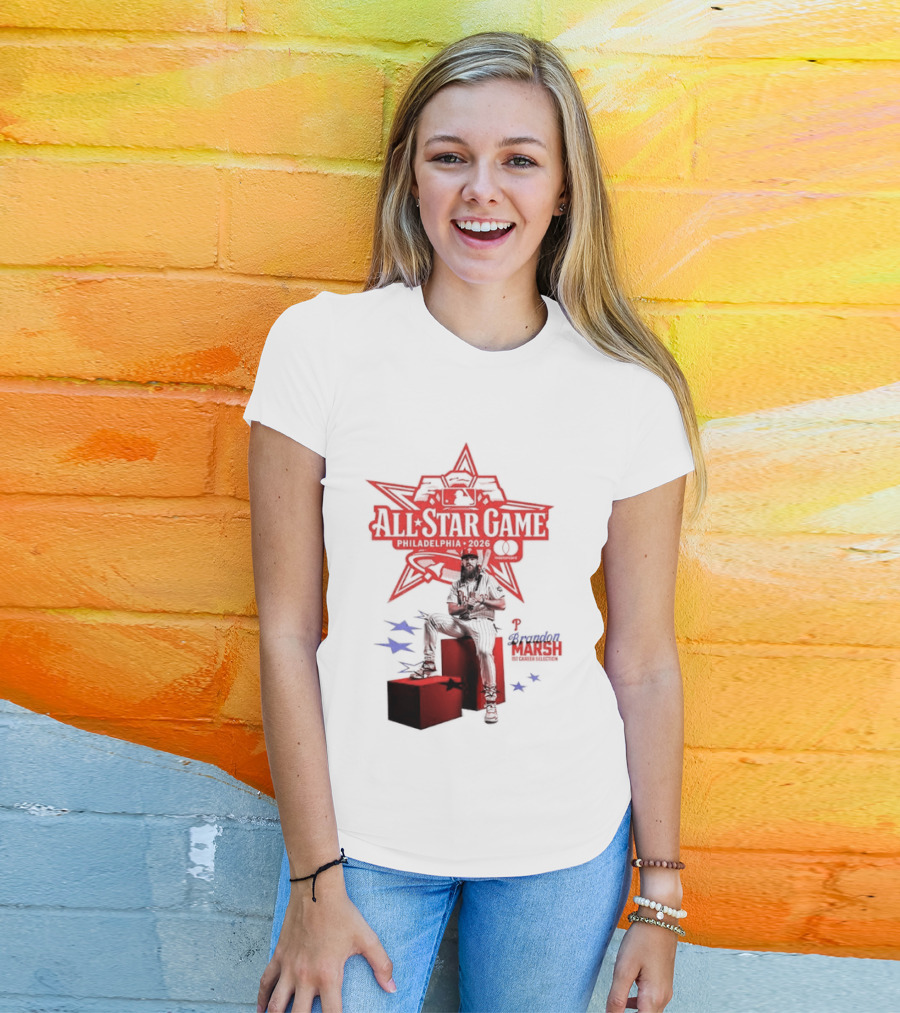 Brandon Marsh Philadelphia Phillies 2026 MLB All Star Game T-Shirt