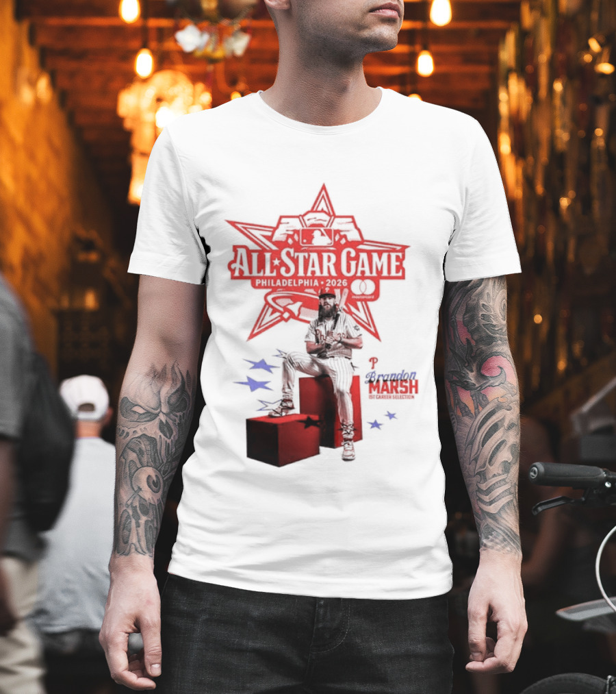 Brandon Marsh Philadelphia Phillies 2026 MLB All Star Game T-Shirt