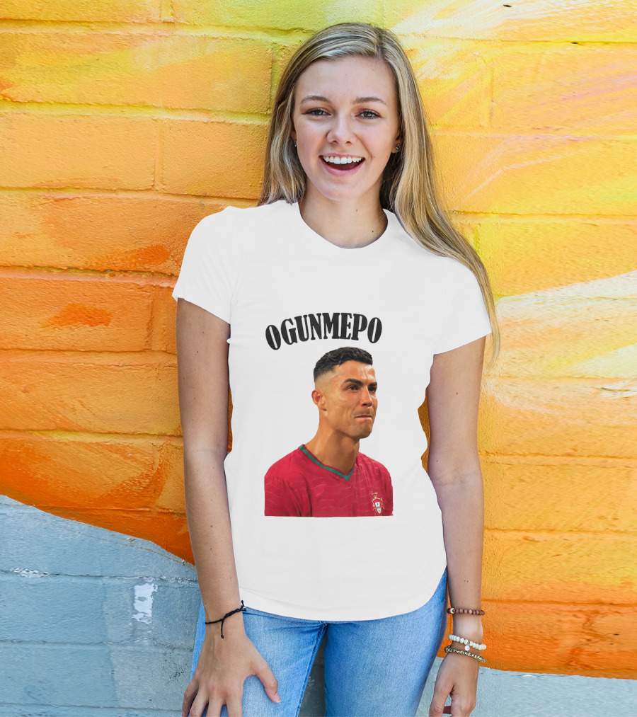 Cristiano Ronaldo Ogunmepon Portugal Soccer Star T-Shirt