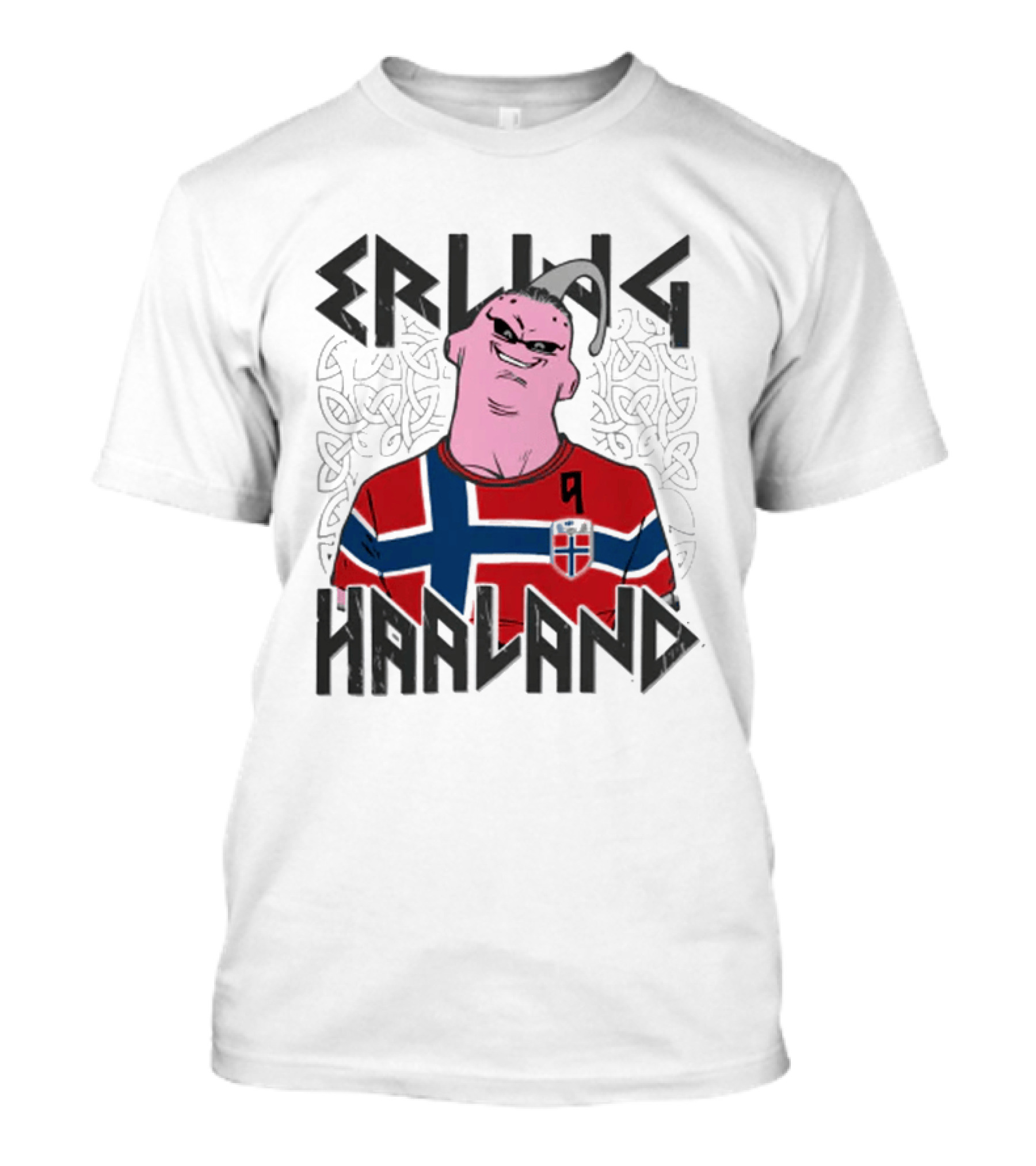 Erling Haaland Buu Norway Football Fusion T-Shirt