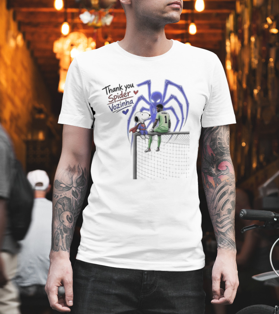 Thank You Spider Vozinha Snoopy Superman Cape Verde National Team T-Shirt
