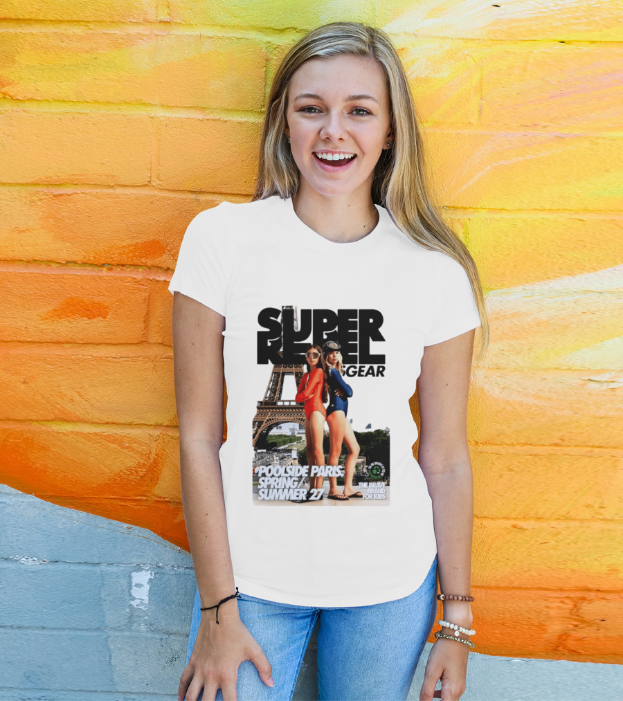 Super Rebel Gear Poolside Paris Spring Summer 27 The Brave Brand For Kids T-Shirt