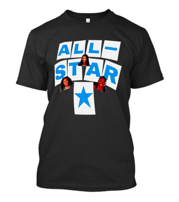 Atlanta Dream Angel Reese All Star Trio Basketball WNBA 2026 T-Shirt