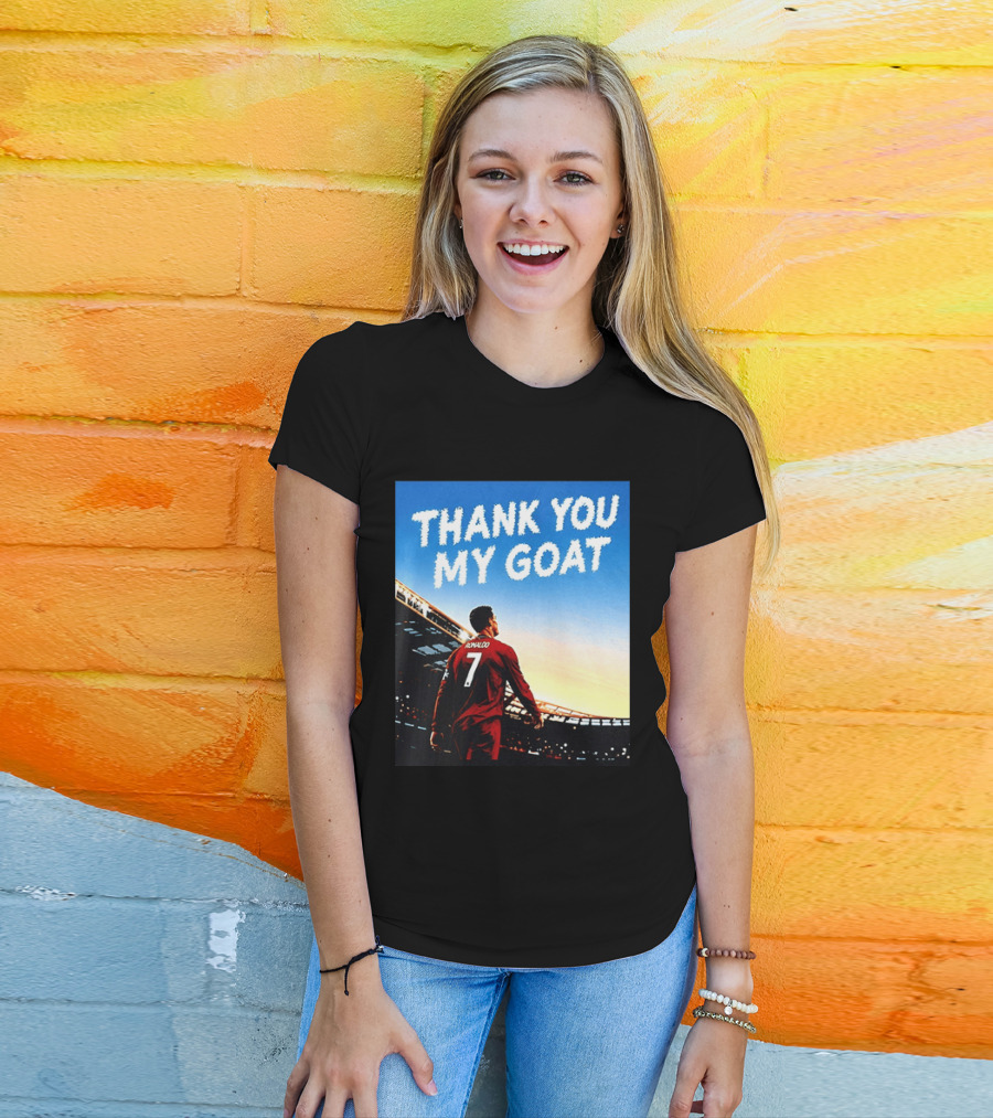 Thank You My Goat Cristiano Ronaldo 7 Portugal National Team T-Shirt