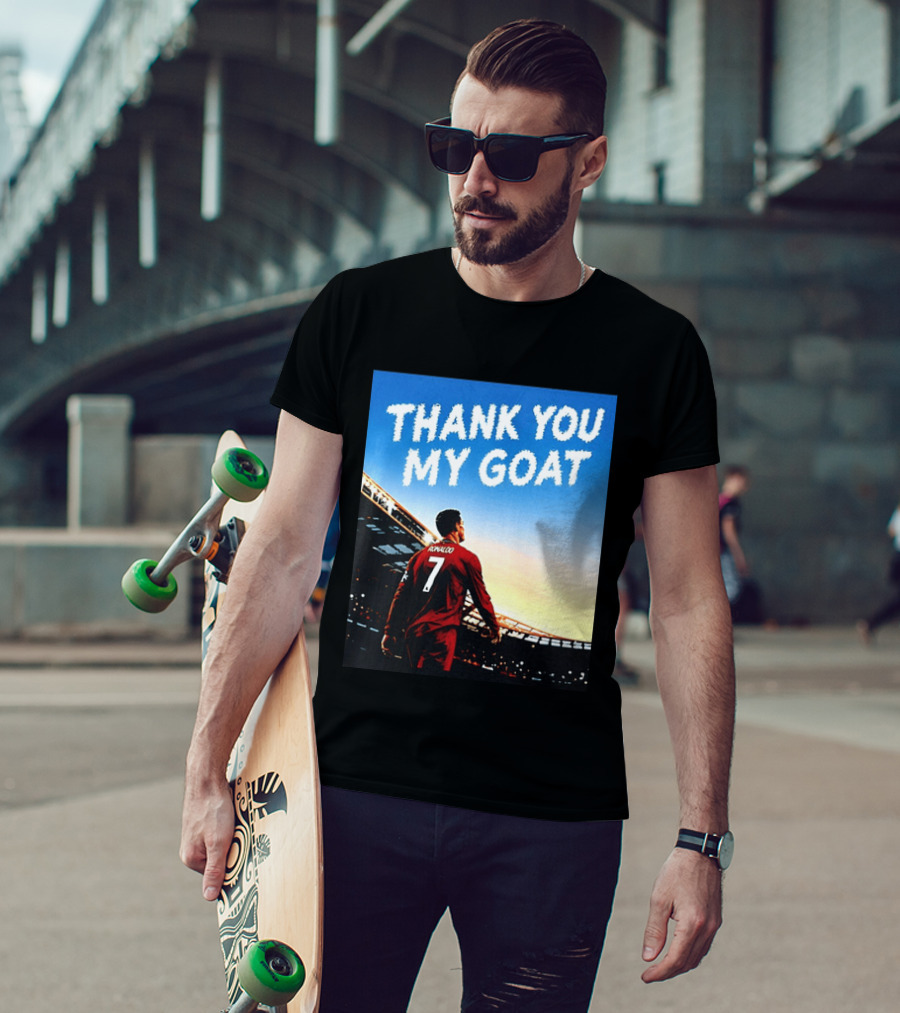 Thank You My Goat Cristiano Ronaldo 7 Portugal National Team T-Shirt