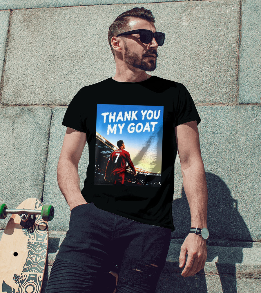 Thank You My Goat Cristiano Ronaldo 7 Portugal National Team T-Shirt