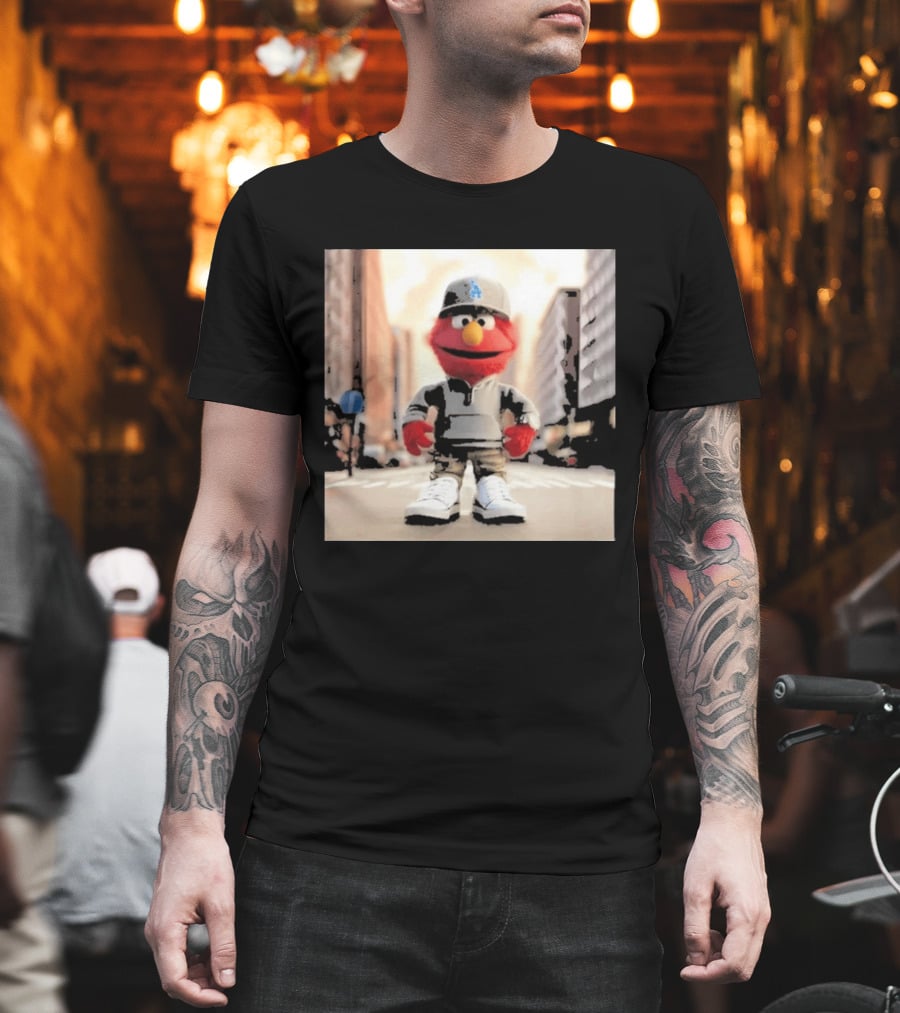 Sesame Street Elmo Streetwear New York Yankees T-Shirt