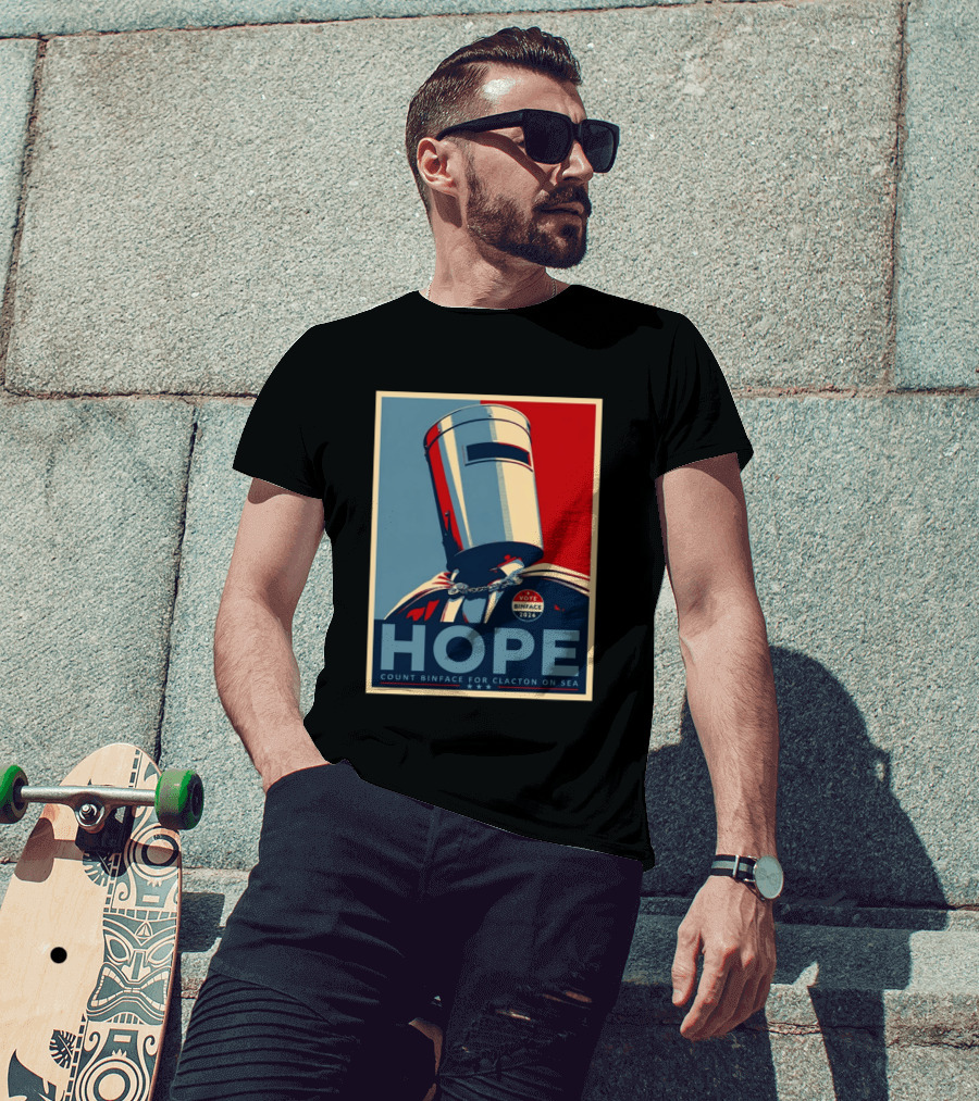 Hope Count Binface Vote Binface 2026 Clacton On Sea T-Shirt