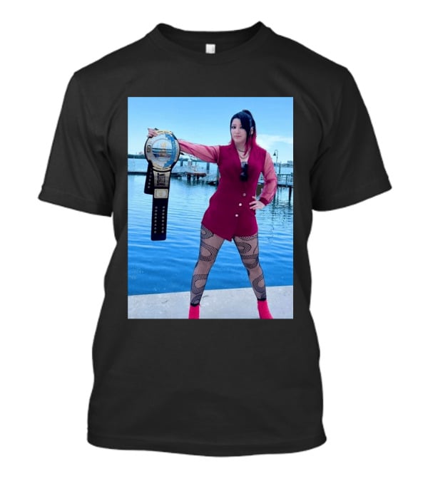 We Are At The Beach Hikaru Shida Wrestling Champion Dockside T-Shirt