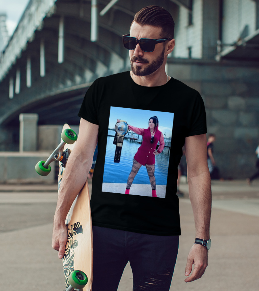 We Are At The Beach Hikaru Shida Wrestling Champion Dockside T-Shirt