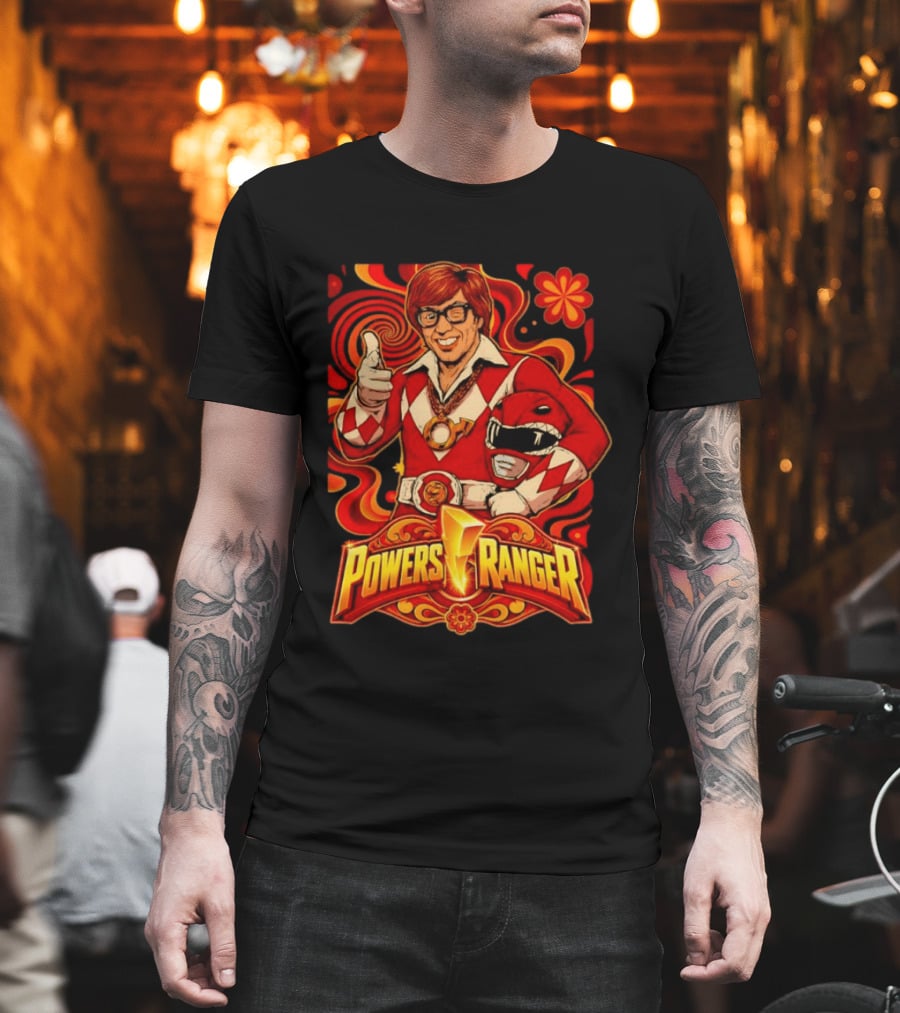 Powers Ranger Austin Powers Power Rangers T-Shirt