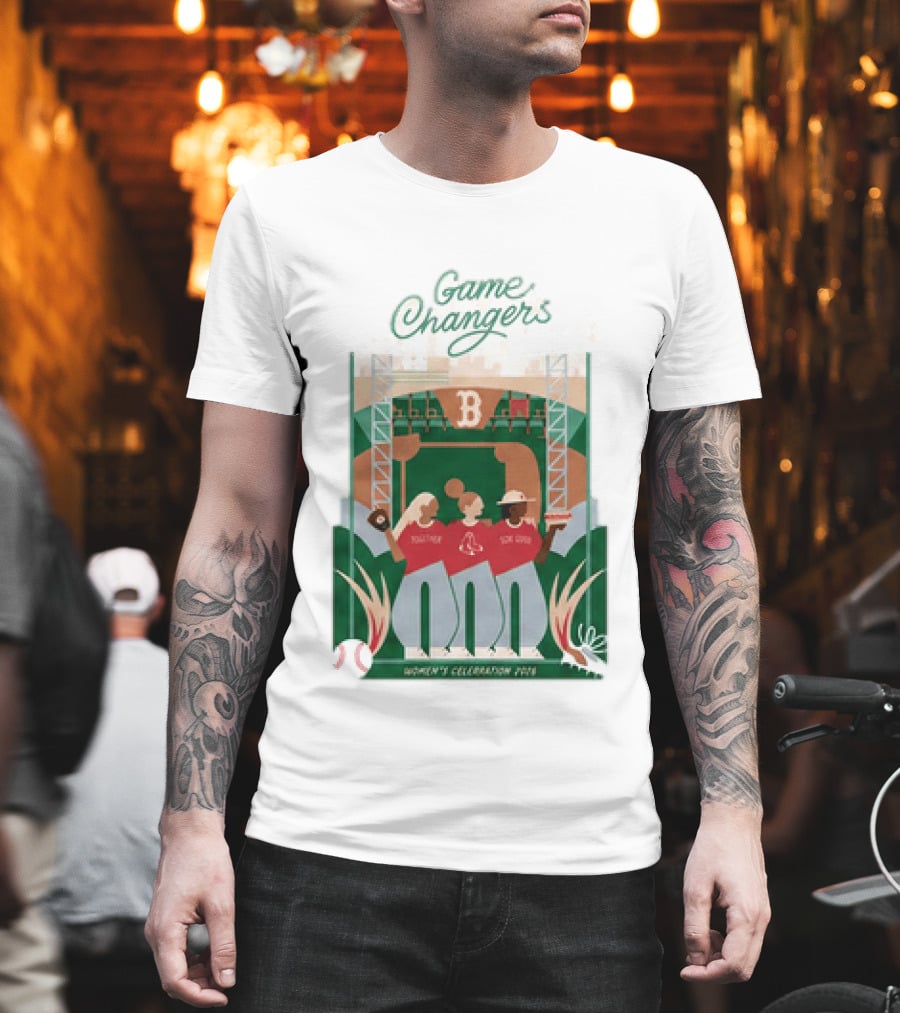 Game Changers Red Sox 2026 Women's Celebration Event Boston Fenway Park T-Shirt