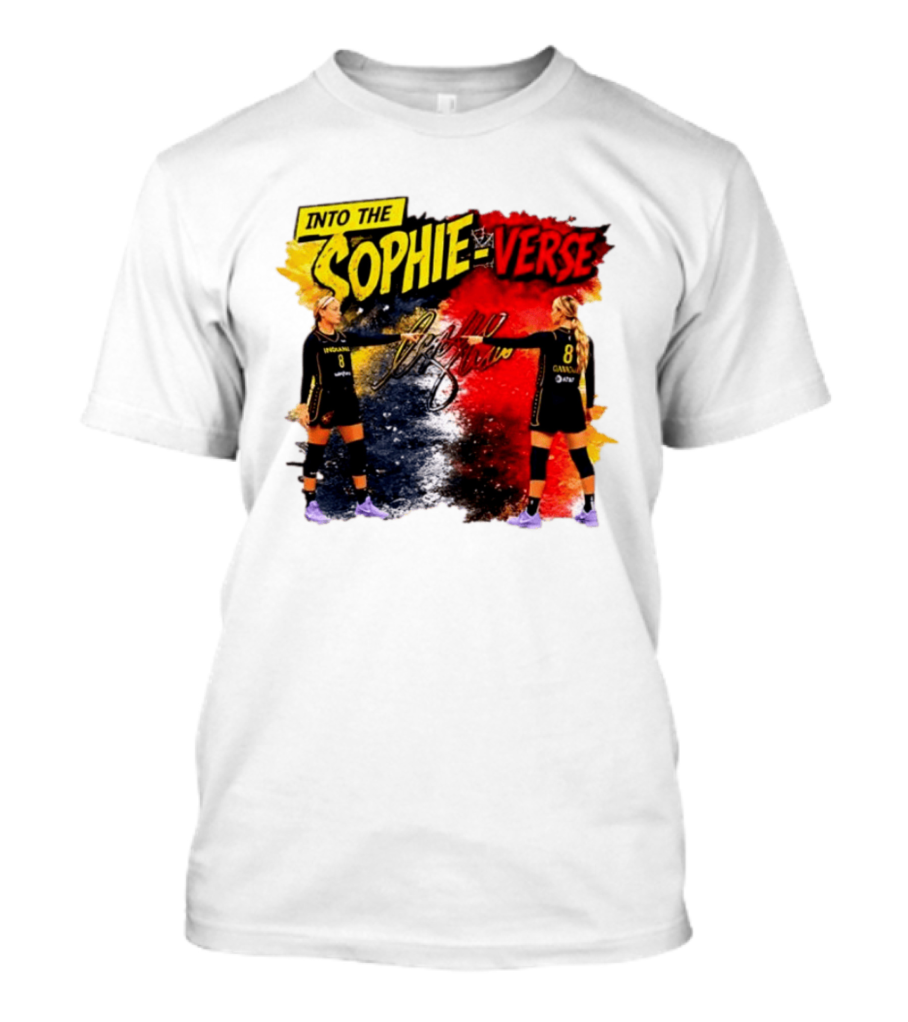 Into The Sophie Verse Sophie Cunningham Indiana Fever WNBA T-Shirt