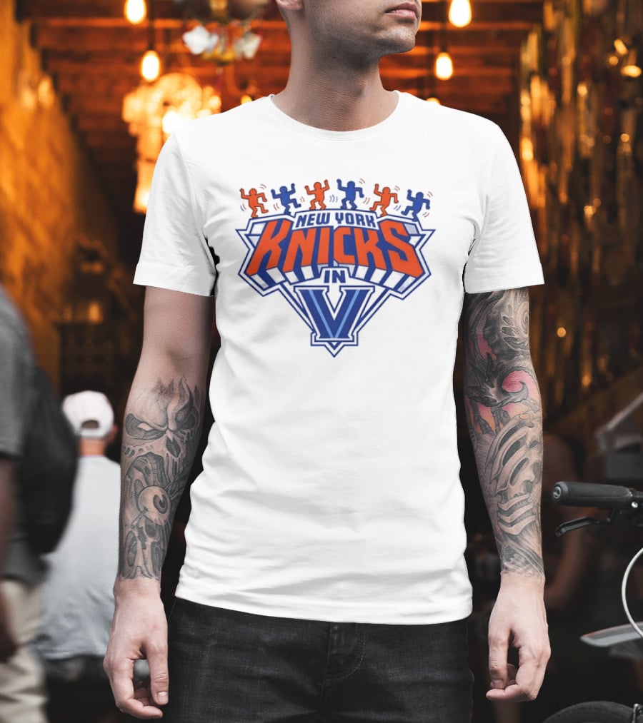 New York Knicks Vs Villanova 2026 Basketball Game Event T-Shirt