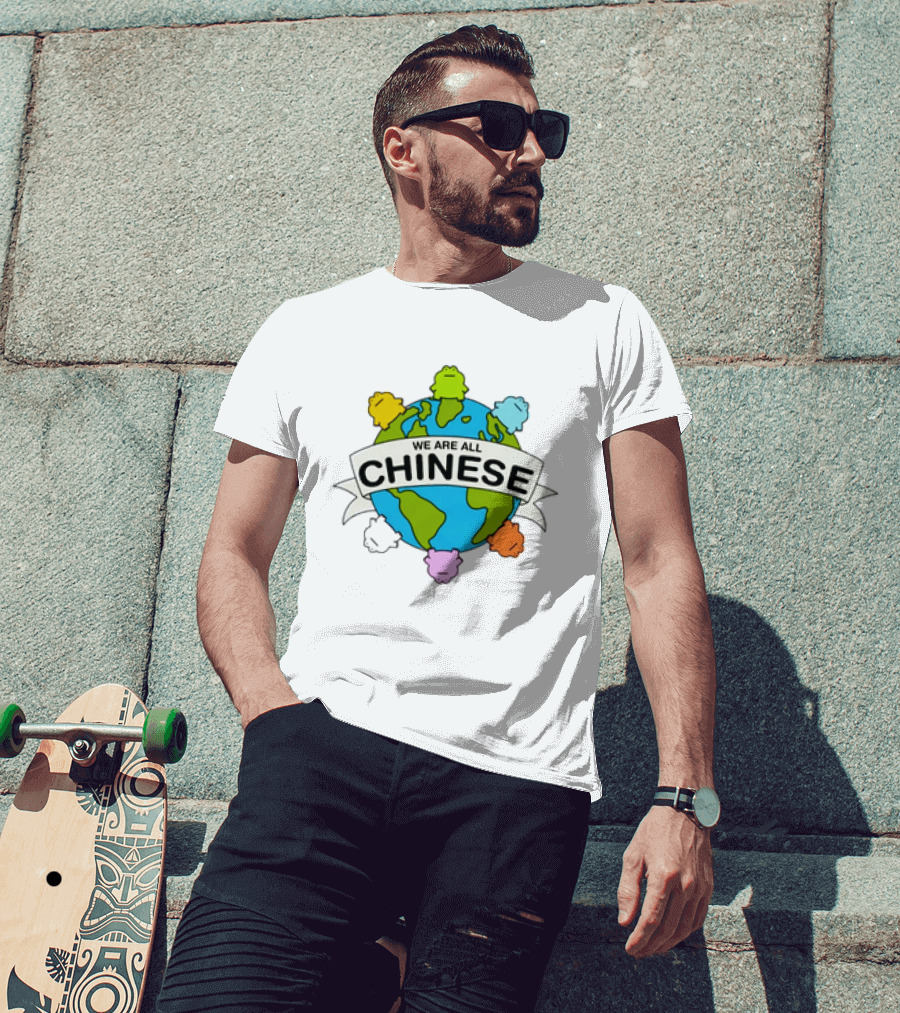 We Are All Chinese Frog Earth Globe Diversity T-Shirt