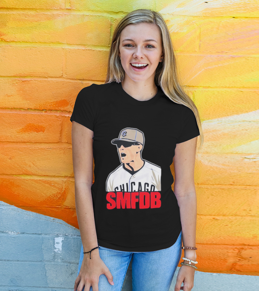 Chicago Cubs SMFDB Manager Yelling Iconic Baseball Team Fan T-Shirt