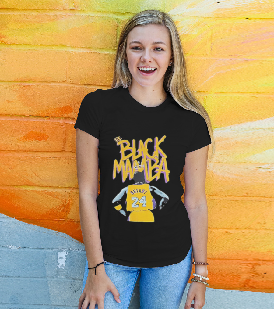 The Black Mamba Bryant 24 Los Angeles Lakers T-Shirt