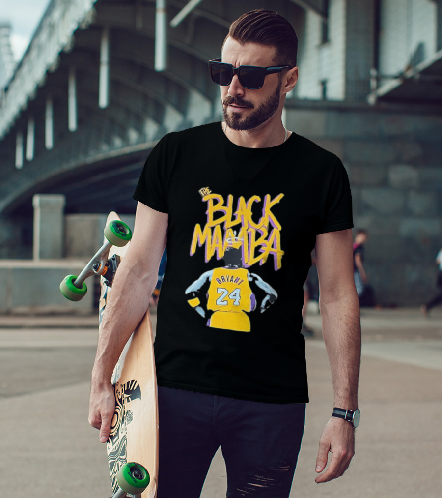 The Black Mamba Bryant 24 Los Angeles Lakers T-Shirt